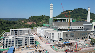 瀘州市垃圾焚燒發(fā)電廠(chǎng)擴(kuò)能工程加快施工建設(shè)，全力沖刺收官